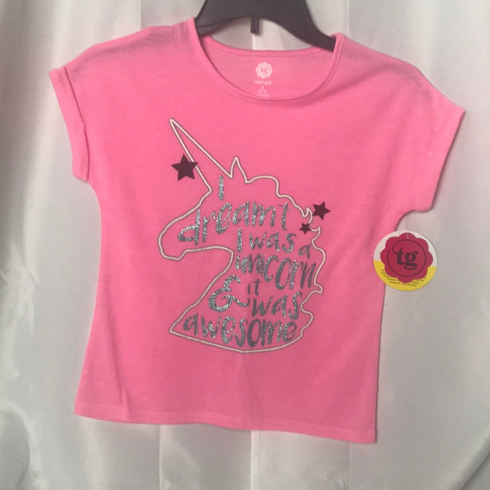 Pink unicorn shirt *NWT*